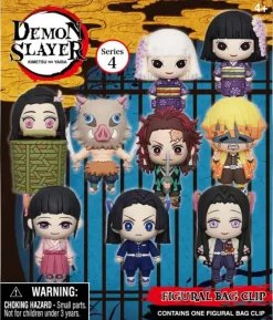 Hot Monogram 3D Foam Collectible Bag Clips - Demon Slayer Series 4
