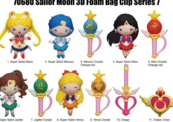 Best Monogram 3D Foam Collectible Bag Clips - Sailor Moon Series 7