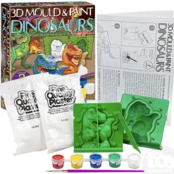 Discount 4M 3D Mould & Paint - Dinosaurs