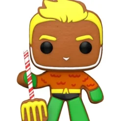 Clearance Funko DC Comics Super Heroes - Gingerbread Aquaman Pop! Vinyl Figure