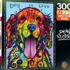 Clearance MasterPieces Dean Russo - Dog is Love - 300 Piece EZGrip Puzzle