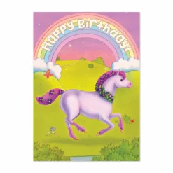 Outlet Peaceable Kingdom Decorate You Own Sticker Card - Rainbow Unicorn
