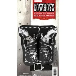 Sale Parris Toys Diecast Metal Pistol Li'l Ranger Double Holster Cap Gun Set 5.5" Long