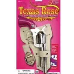 Best Parris Toys Diecast Metal Western Texas Rose Holster Cap Gun Set 10.5" Long