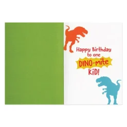 Outlet Peaceable Kingdom Dinosaur High-Five Birthday Card