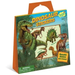 Clearance Peaceable Kingdom Dinosaur Reusable Sticker Tote