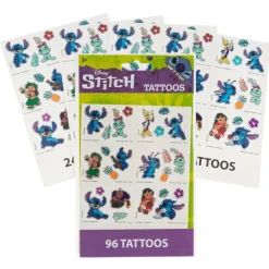 Outlet 4 Seasons Disney Lilo and Stitch 4 Sheet 96 Piece Tattoo Set