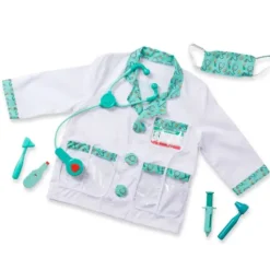 Outlet Melissa u0026 Doug Doctor Role Play Dress-up Costume Set