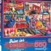 Outlet MasterPieces Drive-Ins, Diners, and Dives - Good Times Diner - 550 Piece Puzzle