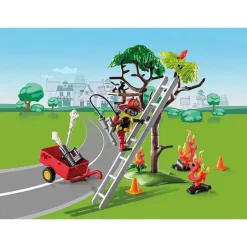 Sale Playmobil Duck on Call - Fire Rescue Action: Cat Rescue