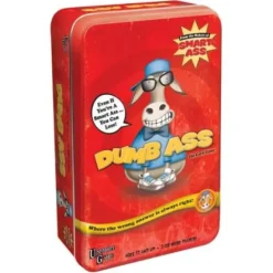 University Games Dumb Ass Card Game Tin