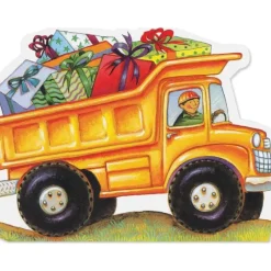 Discount Peaceable Kingdom Dump Truck with Presents Card