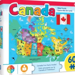 Discount MasterPieces Explorers - Canada Map - 60pc Puzzle