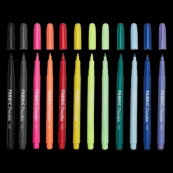 New Ooly Fabric Doodlers Markers - Set of 12
