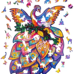 Hot Unidragon Fairy Bird Wooden Puzzle
