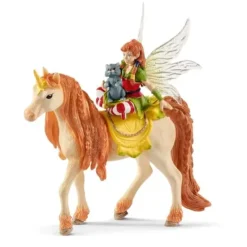 Best Schleich Fairy Marween with Glitter Unicorn