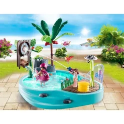 Sale Playmobil Family Fun - Small Pool with Water Sprayer