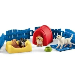 Outlet Schleich Farm World Puppy Pen