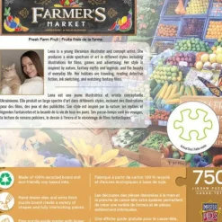 MasterPieces Farmer's Market - Fresh Farm Fruit - 750 Piece Puzzle