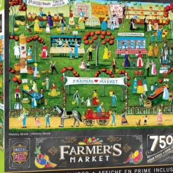 Sale MasterPieces Farmer's Market - Hickory Grove - 750 Piece Puzzle