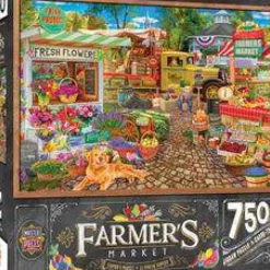 Outlet MasterPieces Farmer's Market - Sale on the Square - 750 Piece Puzzle