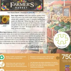 Discount MasterPieces Farmer's Market - Town Square Booths - 750 Piece Puzzle