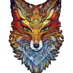Sale Unidragon Fiery Fox Wooden Puzzle