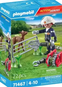 Clearance Playmobil Firefighter Animal Rescue