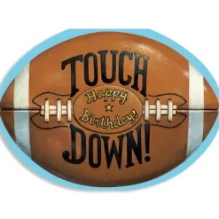 New Peaceable Kingdom Football Die Cut Birthday Card
