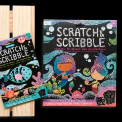 New Ooly Friendly Fish Scratch and Scribble Mini Scratch Art Kit