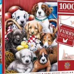 Hot MasterPieces Furry Friends - Puppy Pals - 1000 Piece Puzzle