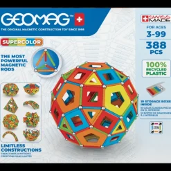 Outlet Geomag Masterbox Supercolor Panels Recycled 338 Pieces