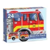 Discount Melissa u0026 Doug Giant Fire Truck Floor Puzzle - 24 Pieces