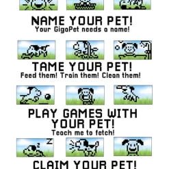 Best Tangle Giga Pets Collector’s Edition Nostalgic 90s Toy, 3D Pet Puppy