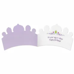 Discount Peaceable Kingdom Glitter Crown Birthday Card