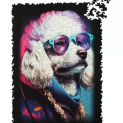 Outlet Unidragon GlowUp - Sir Poodle Wooden Jigsaw Puzzle
