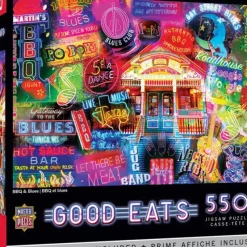 Outlet MasterPieces Good Eats - BBQ & Blues - 550 Piece Puzzle