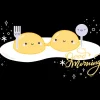 Clearance Idako Good Morning Eggs 4" Sticker