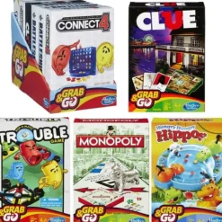 Online Hasbro Grab & Go Travel Game Assortment