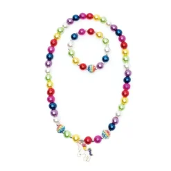 Discount Creative Education Gumball Rainbow Necklace and Bracelet Set