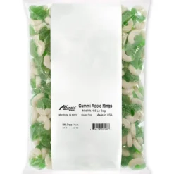 Clearance Albanese Confectionery Gummi Apple Rings 4.5 lb. Bag