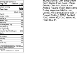Albanese Confectionery Gummi Awesome Blossoms 5 lb. Bag