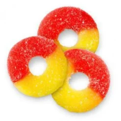 Sale Albanese Confectionery Gummi Strawberry Banana Rings 4.5 lb. Bag