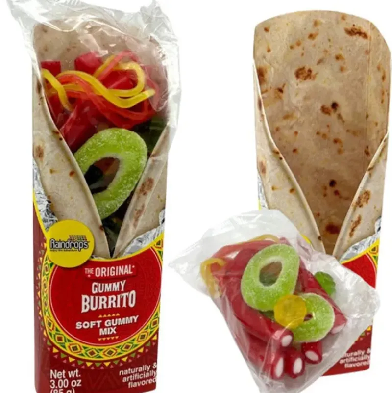 Discount Raindrops Gummy Burrito Small 2.88 oz.