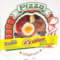 New Raindrops Gummy Pizza Small 3 oz.