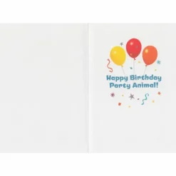 Hot Peaceable Kingdom Hamster Party Birthday Card
