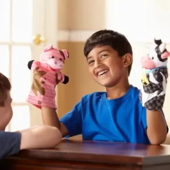 Melissa u0026 Doug Hand Puppets Farm Friends