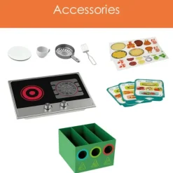 Hape Deluxe Kitchen Playset With Fan Fryer