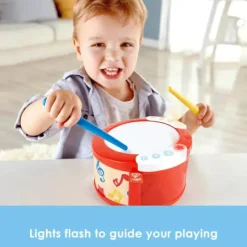 Outlet Hape Learn To Play Drum | Toy Percussion Instrument