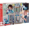 Clearance Hape Metro Police Station Play Toy Set With Sounds And Lights